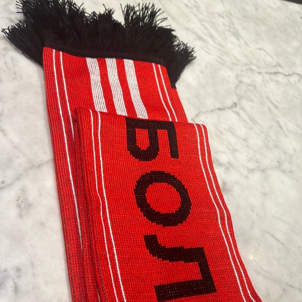 ❤️Gosha Rubchinskiy Adidas Originals Scarf New Red White Black Football AW17